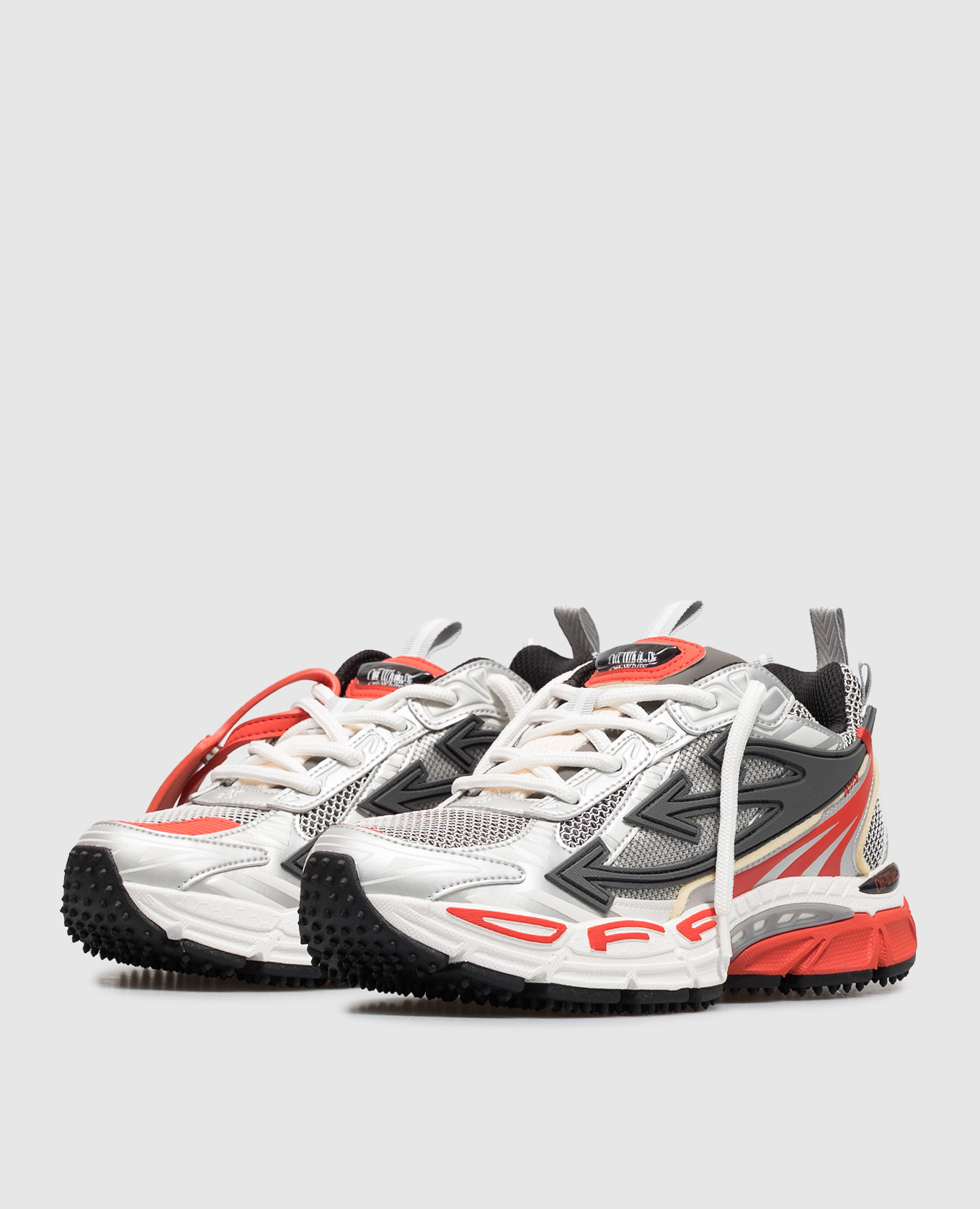 Be Right Back grey sneakers with textured logo Off-White 2