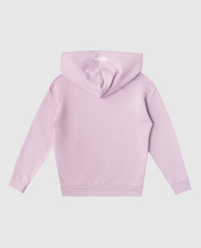 Versace Children's purple hoodie with logo print 10229201A16982