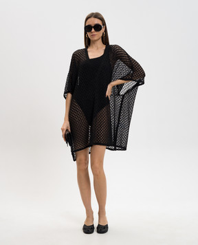 Missoni Black beach dress with lurex MC26SQ00BR014R