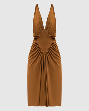 Versace Brown dress 10248531A12497