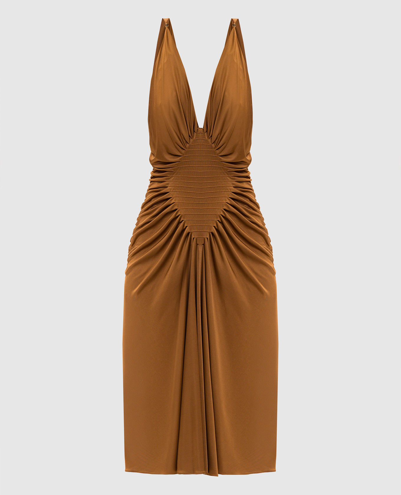 

Brown dress Versace