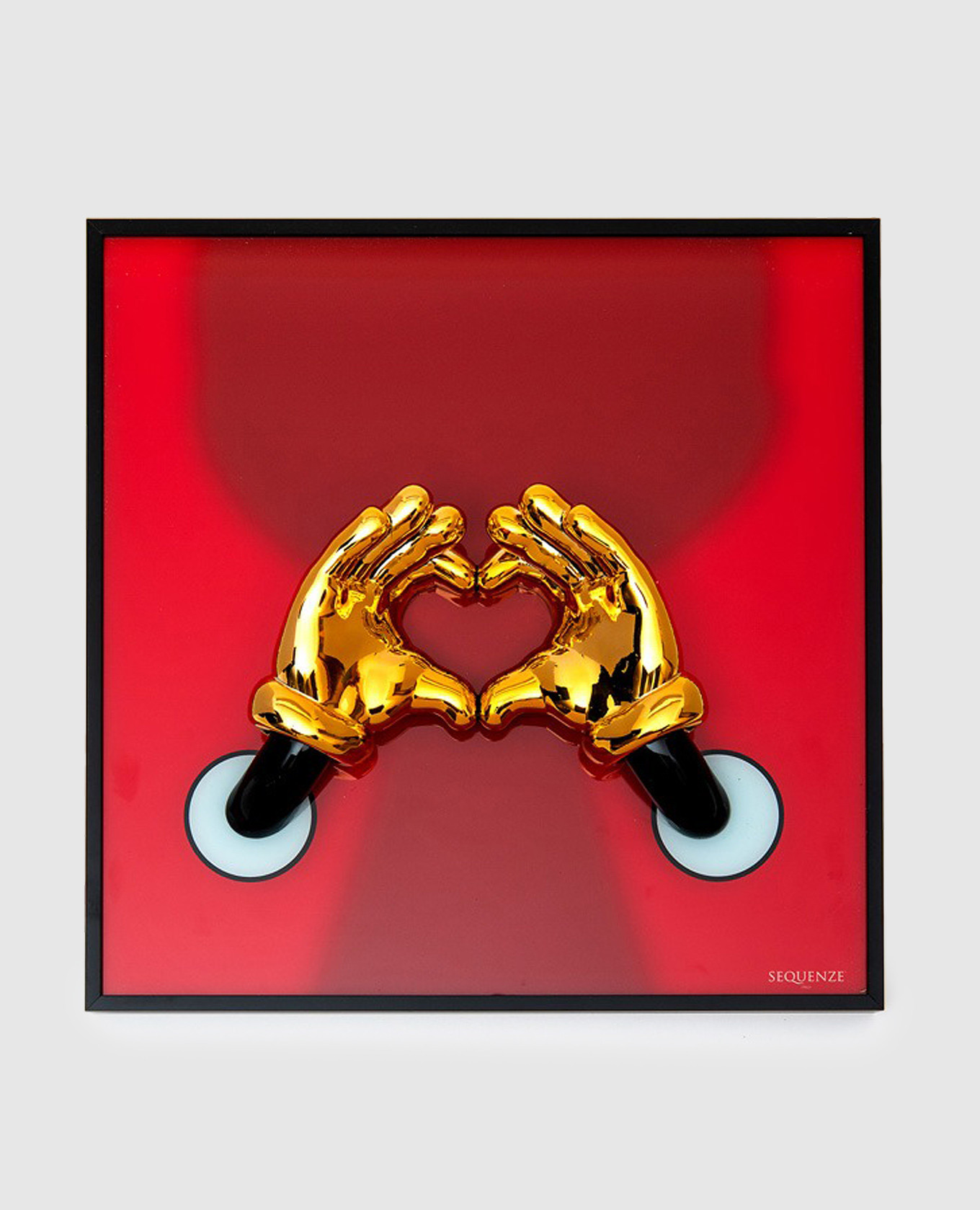 

Wall painting Wall he-art Sequenze, Red