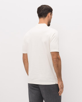 Canali Ivory straight-cut T-shirt MJ02458T0973