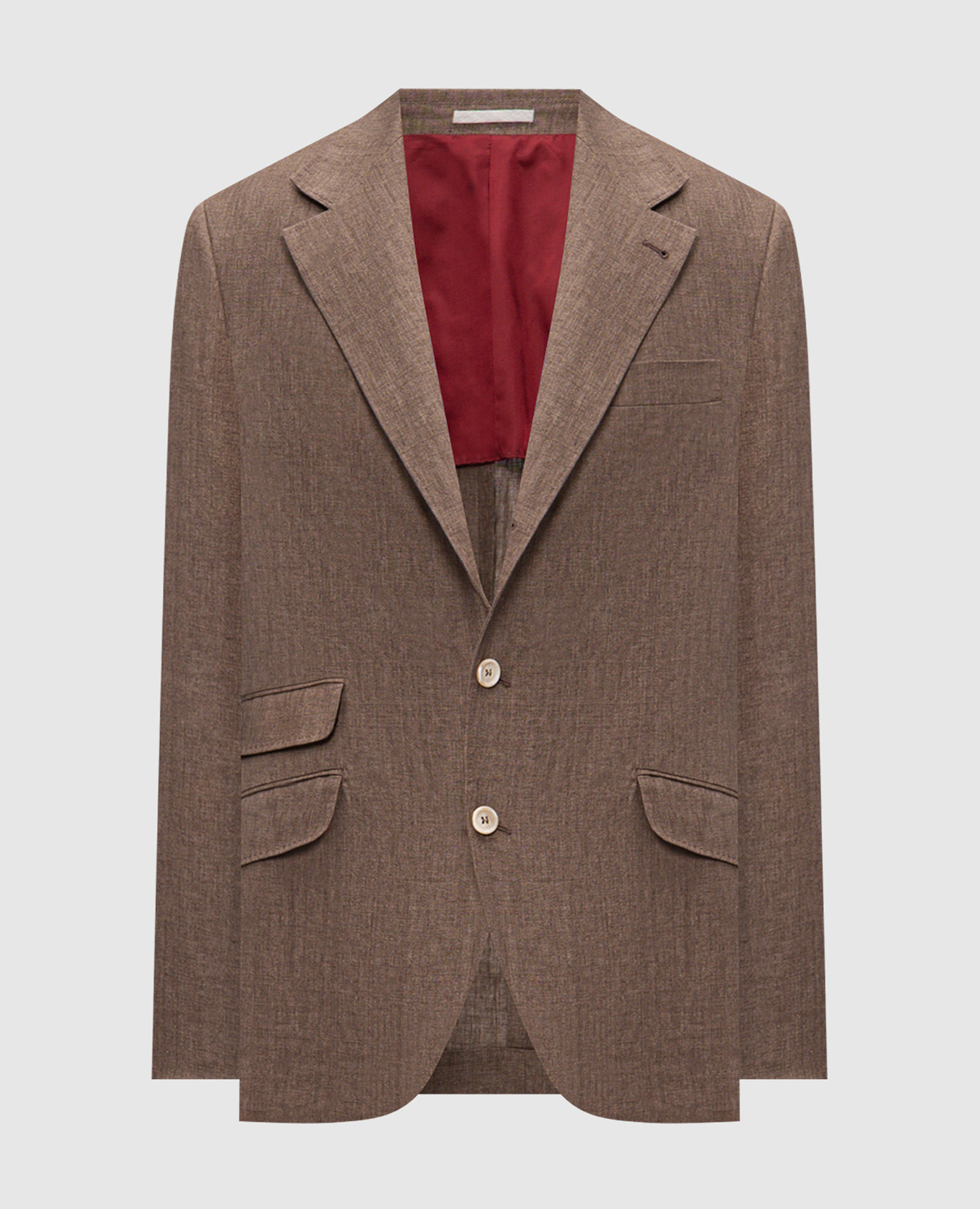 

Brown linen jacket Brunello Cucinelli