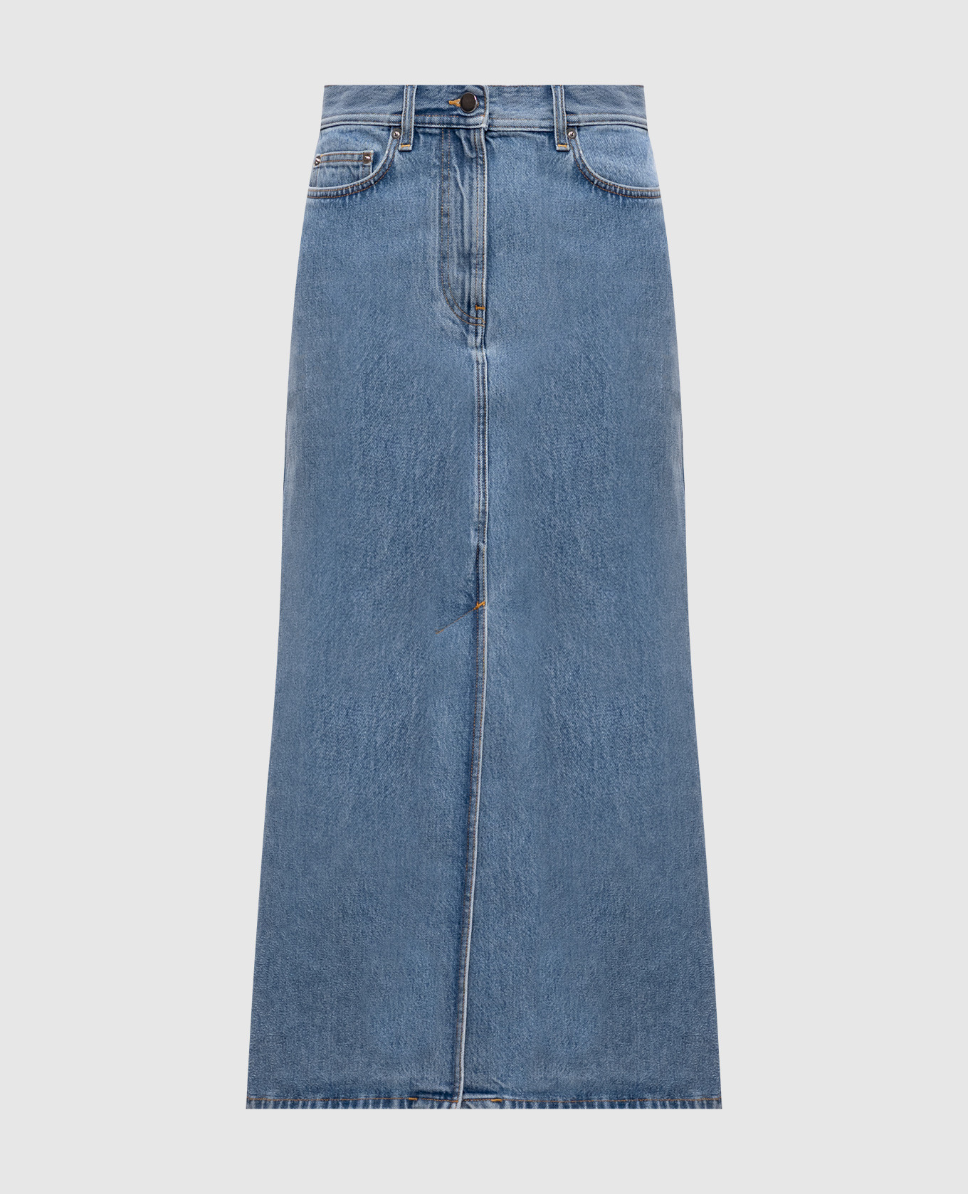 

Blue denim skirt RONA Loulou de Saison, Light blue
