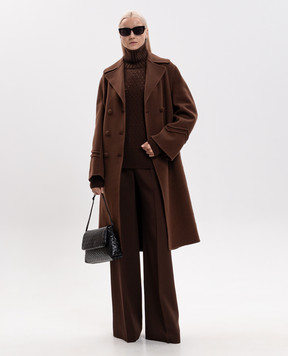 Ermanno Scervino Brown cashmere sweater D495M324JBV