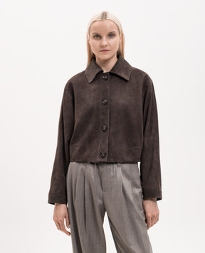 Babe Pay Pls Brown suede jacket 2510SUEDE