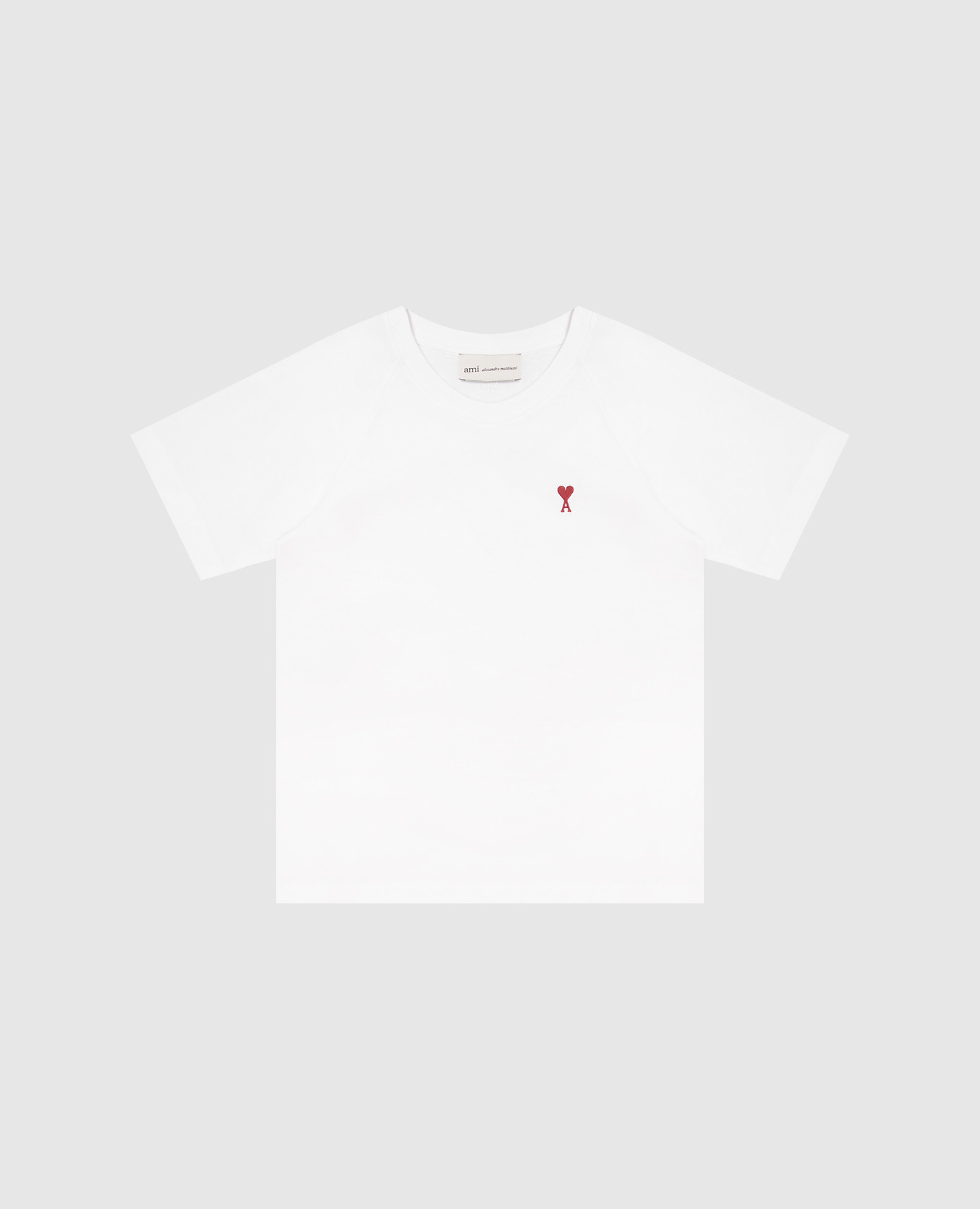 Children's white T-shirt with emblem