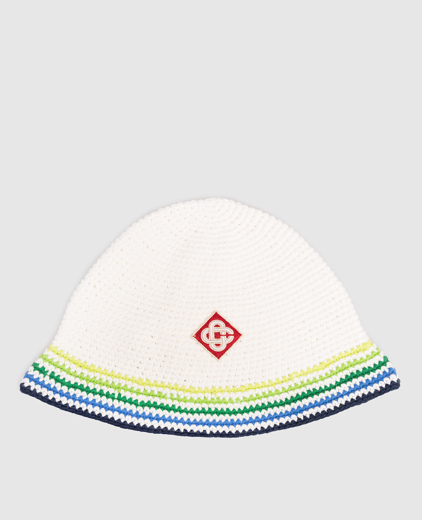 

Children's knitted white panama hat Casablanca