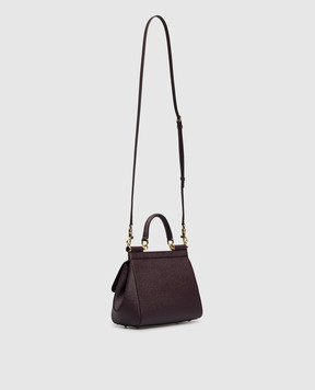 Dolce&Gabbana Purple leather bag Sicily BB6003B1001