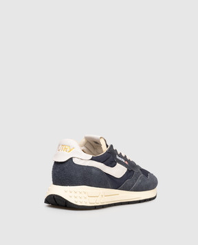 AUTRY Blue REELWIND combination sneakers A1UNWWLMNC30