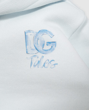 Dolce&Gabbana Children's blue sports jacket L1JWITG7P8H