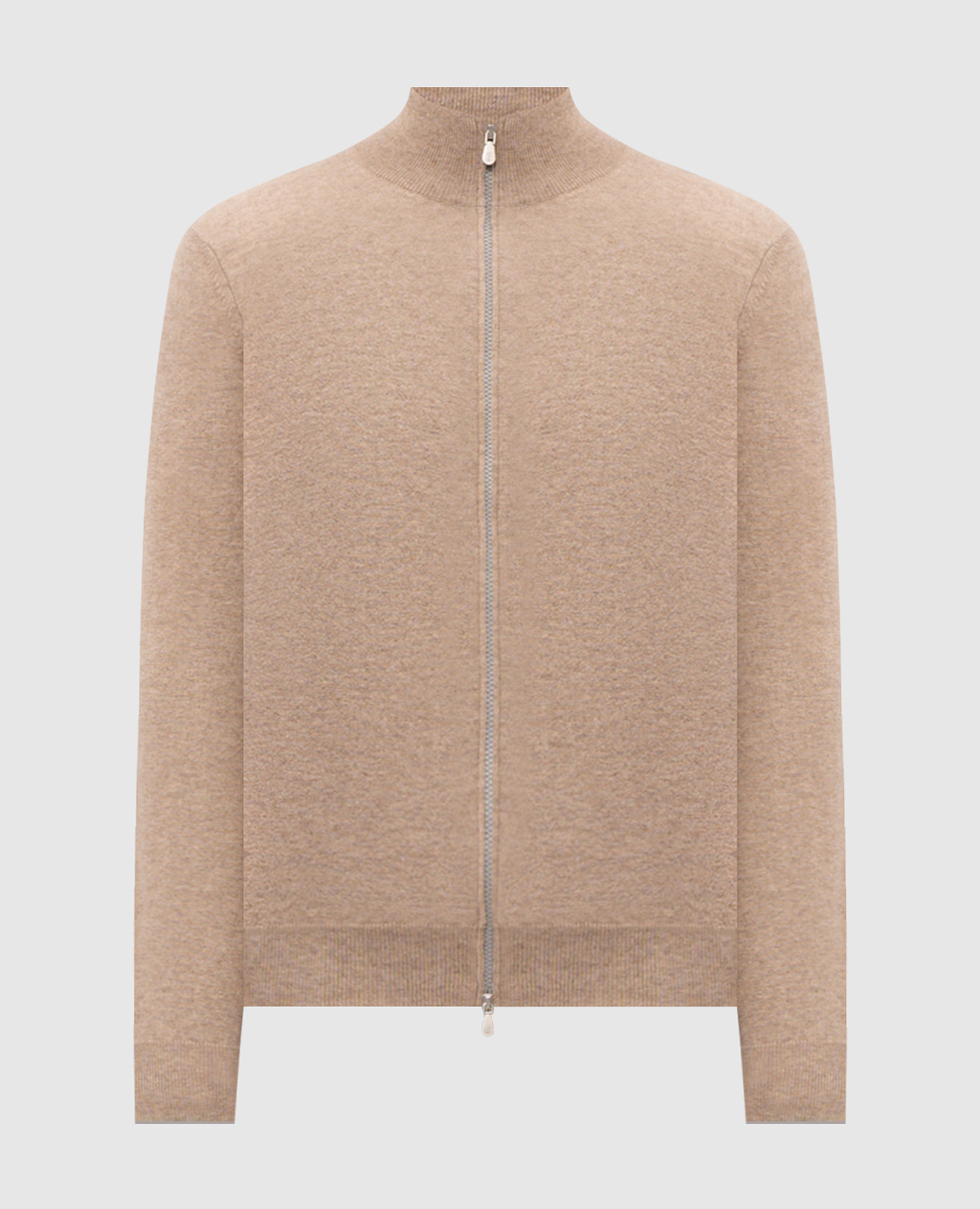 Beige cashmere cardigan
