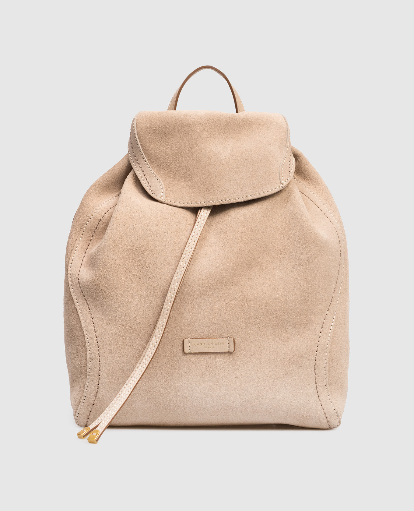 

Beige suede backpack Violette Gianni Chiarini