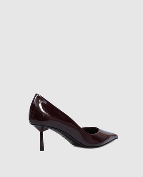 Le Silla Bella burgundy patent leather shoes 4212Z060L3PPGSM
