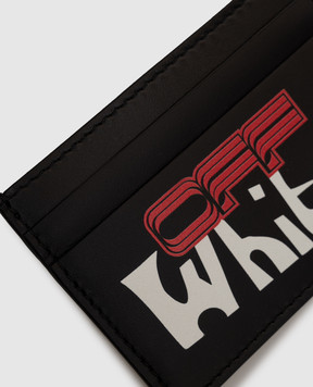 Off-White Black leather Goofy cardholder OWMND04F26LT01