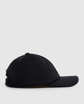 Bertolo Cashmere Blue cashmere cap 000301002287