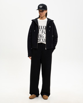 Ami Paris Black sports jacket with emblem FSW783730