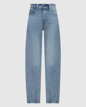 Alexander Wang Blue banana jeans with crystals 4DC1264943