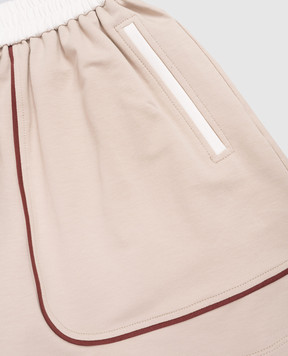 Brunello Cucinelli Children's beige shorts BH827E658C