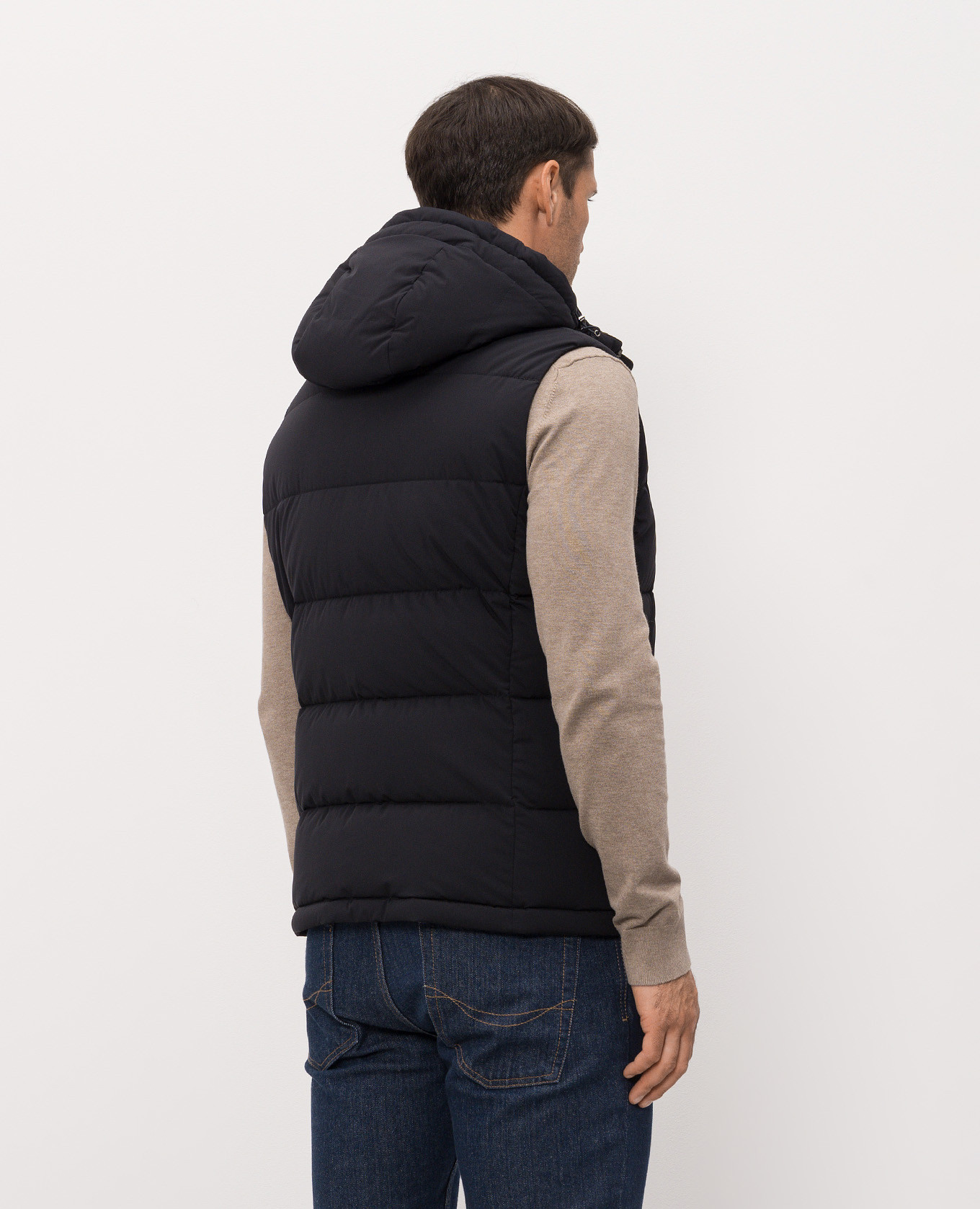 

RICK blue down vest MooRER