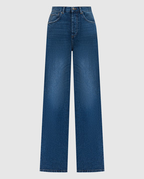 Twinset Blue jeans with a worn effect 252TT2190