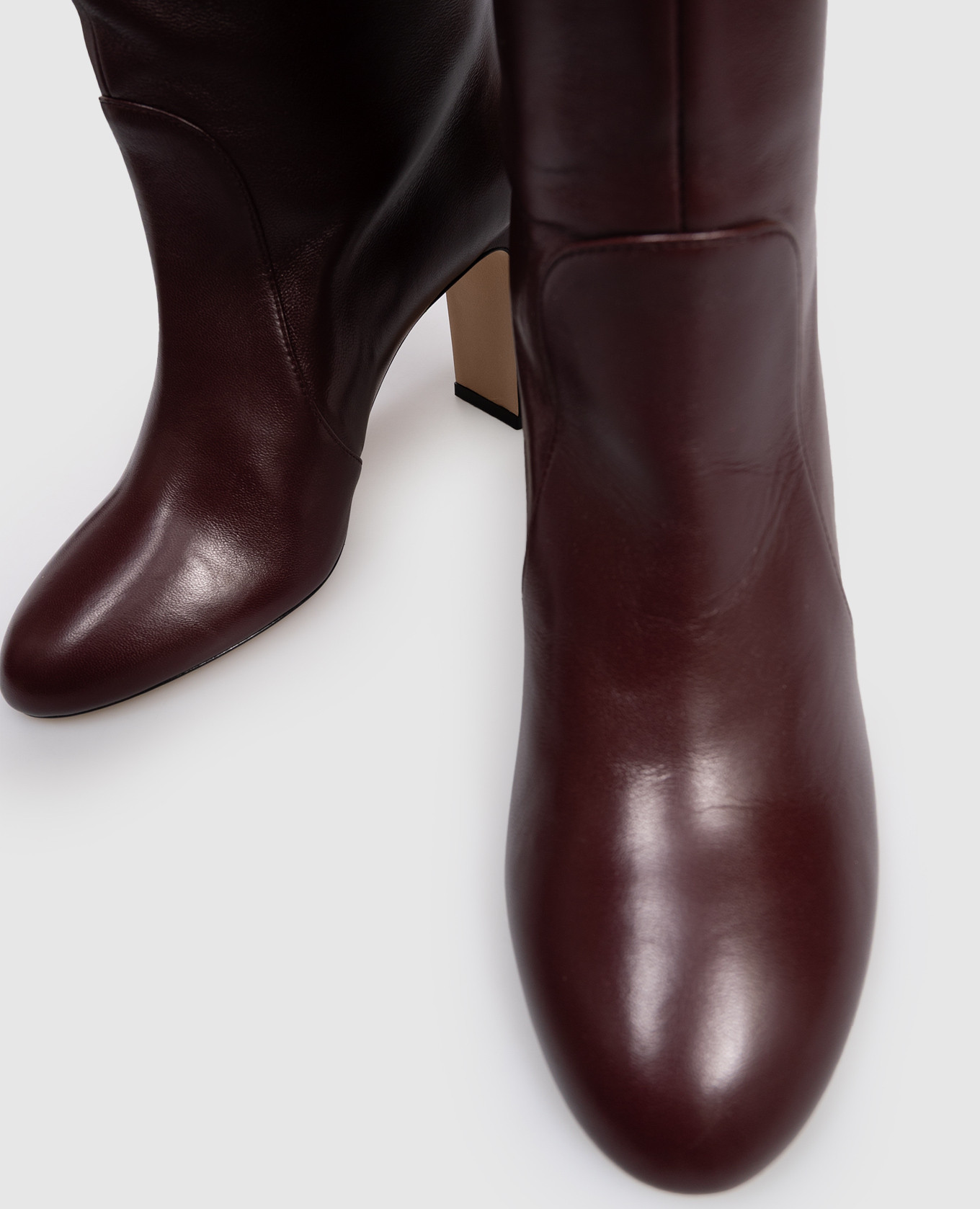 

Burgundy leather over the knee boots BABETTE Stuart Weitzman