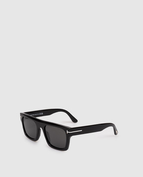 Tom Ford Cyrus black sunglasses with logo FT1337