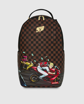 Sprayground Children's brown backpack 305 ESCAPE ROUTE 910B8843NSZ