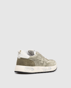 Premiata NOUS suede sneakers in khaki NOUS