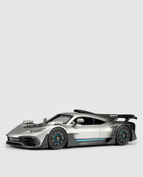 Amalgam Grey souvenir in the shape of a Mercedes-AMG ONE car M6188
