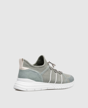 Stefano Ricci Green combination sneakers with logo UV689G6626SDPWYT