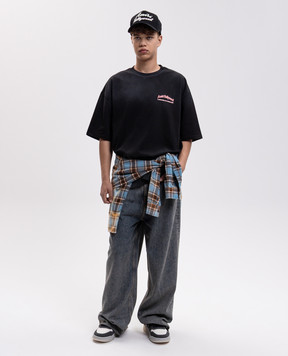 AMIRI Black T-shirt with print AM326JR004