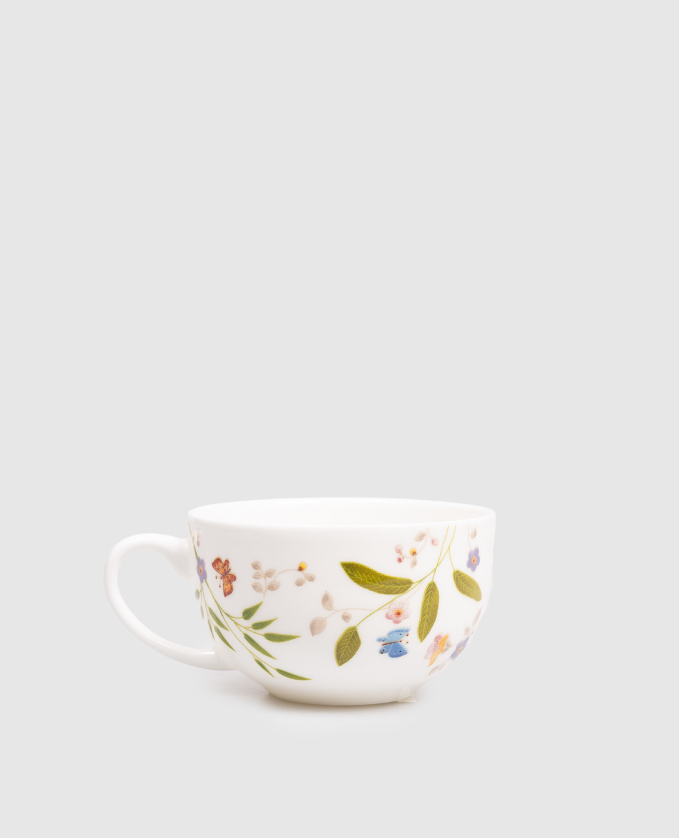 

White porcelain coffee cup Incanto di Primavera Geminiano Cozzi 1765