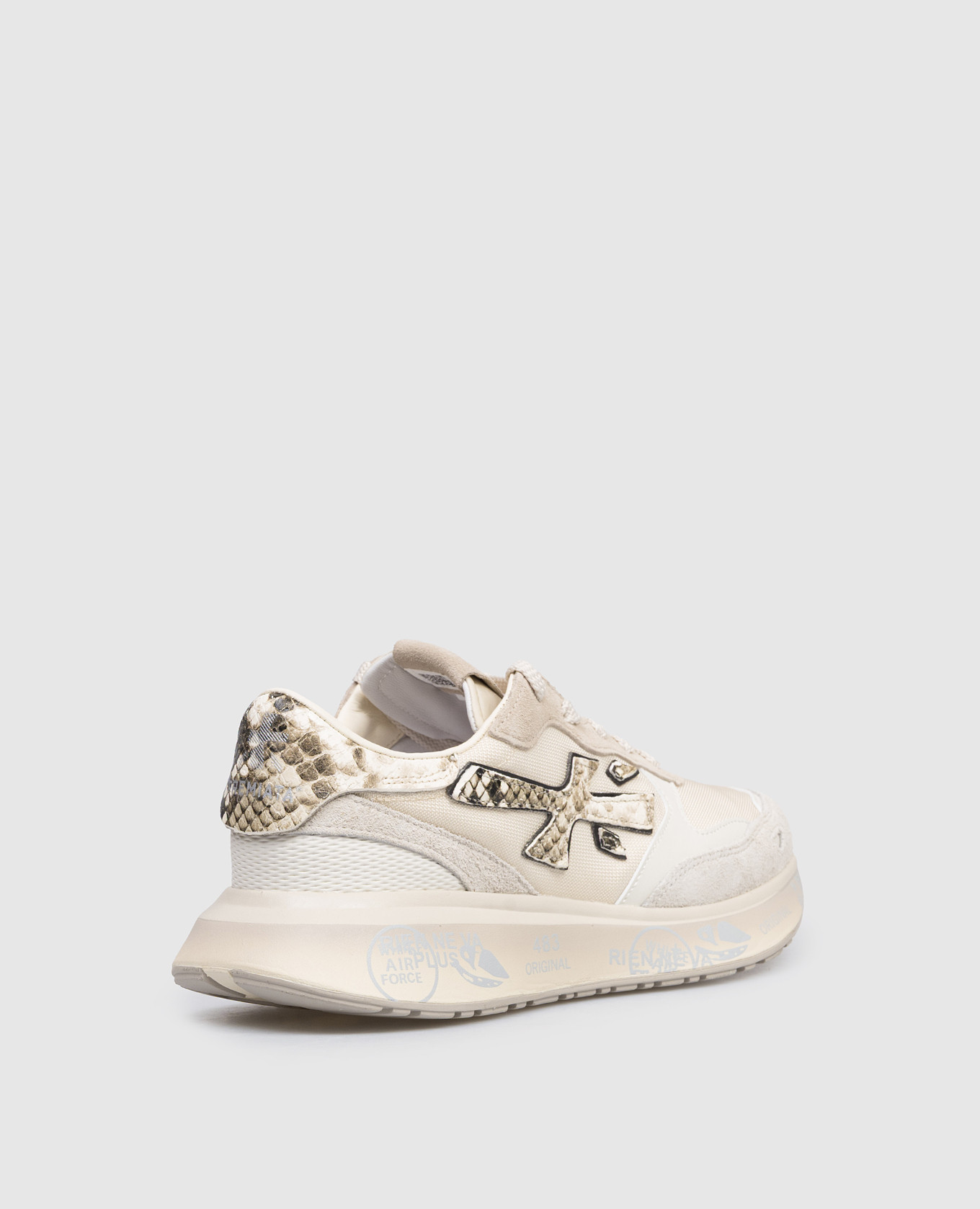 

Beige Lauryn combination sneakers Premiata
