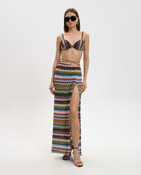 Missoni Patterned maxi beach skirt MC26SH02BR014F