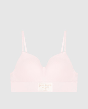 Palm Angels Pink bodice with patch PLA1UWTP08SI