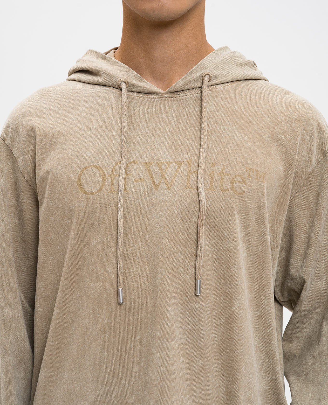 Laundry khaki long sleeve hoodie Off-White 5