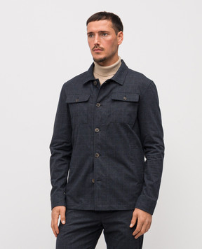 Florentino Blue checked jacket 225344522711