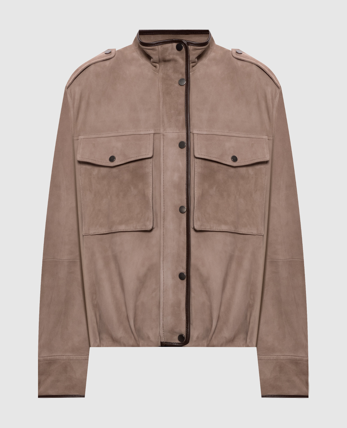 Brown suede jacket