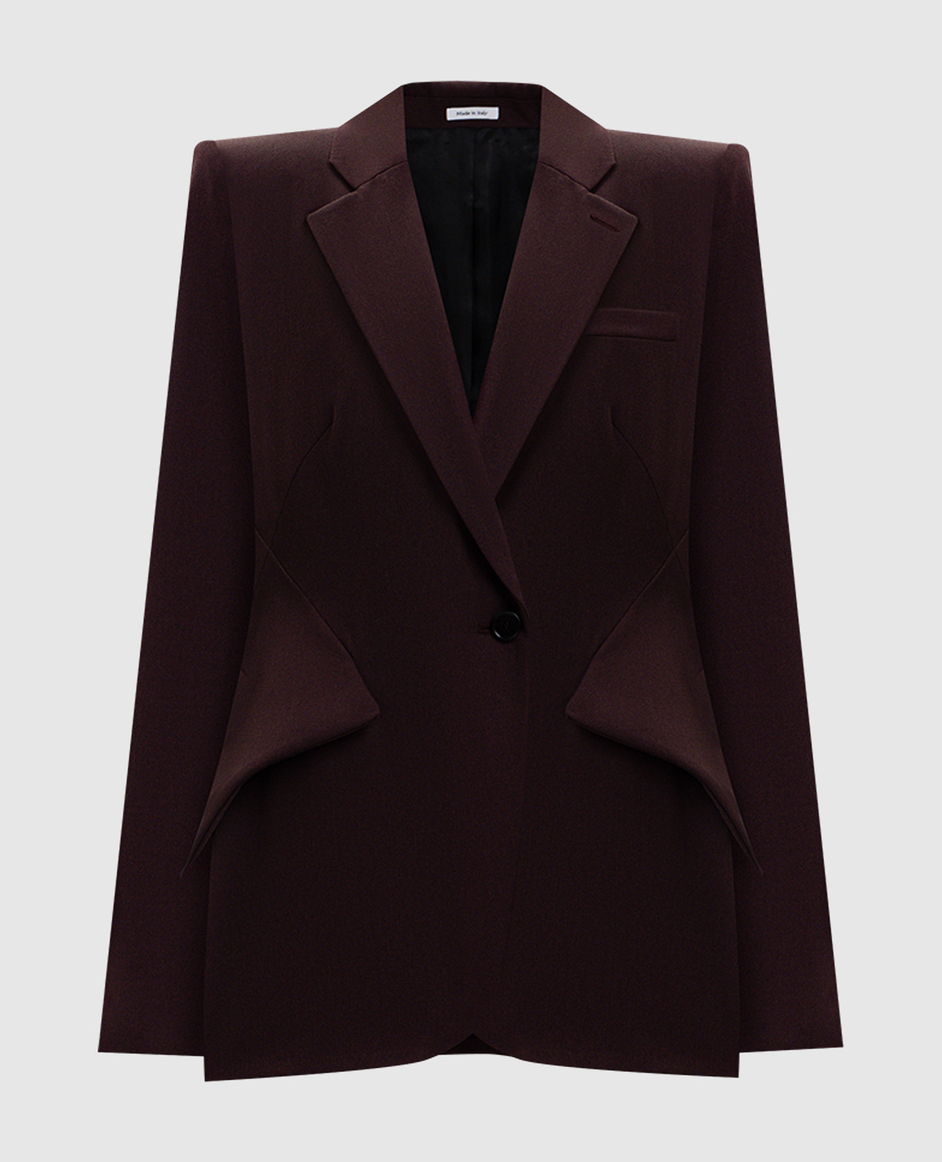 

Burgundy wool jacket Alexander McQueen
