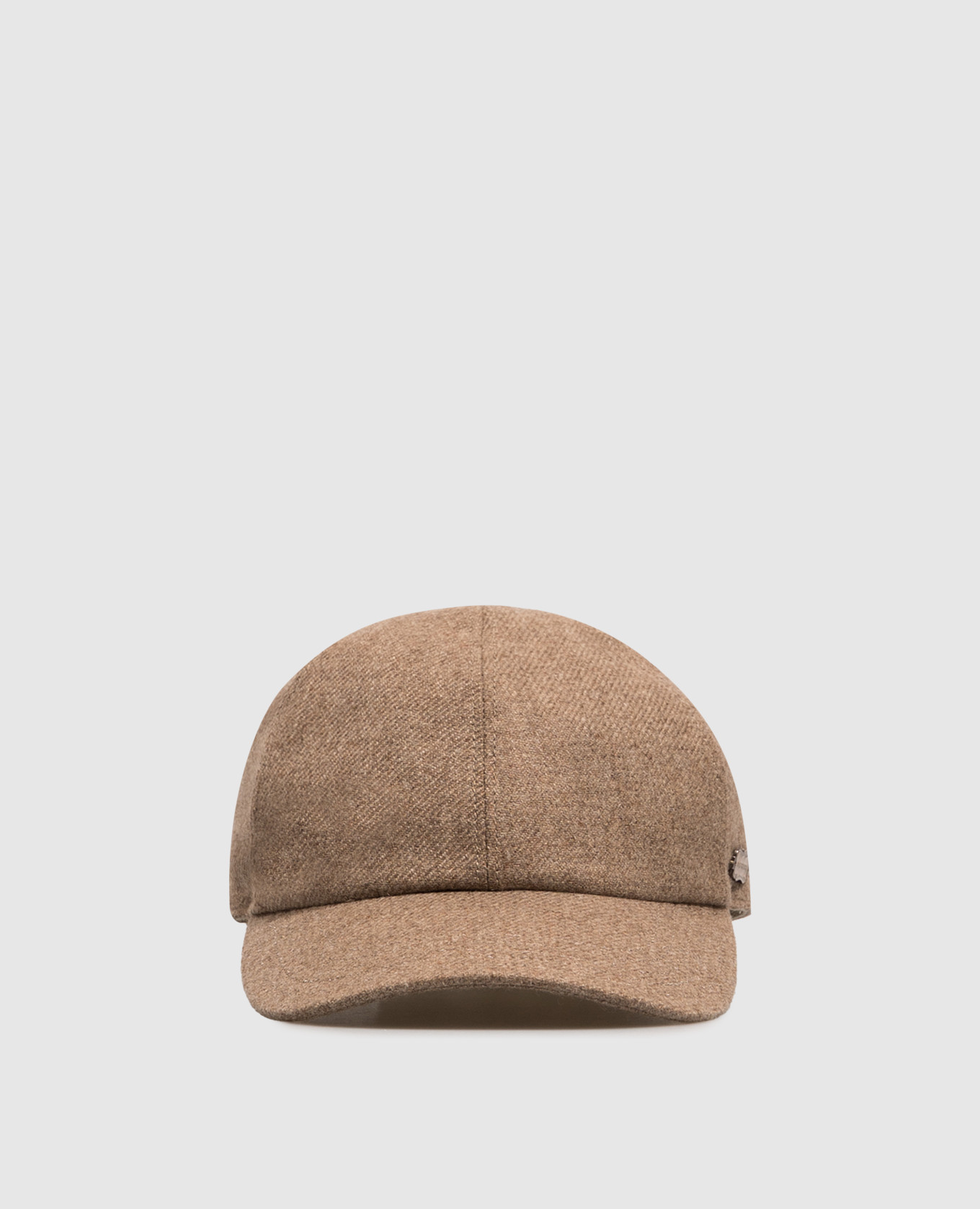 Beige cashmere cap