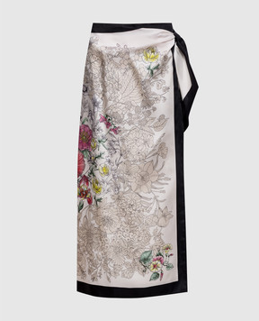 MANTERO 1902 Dorothy ivory silk pareo 1049F2811T0883D