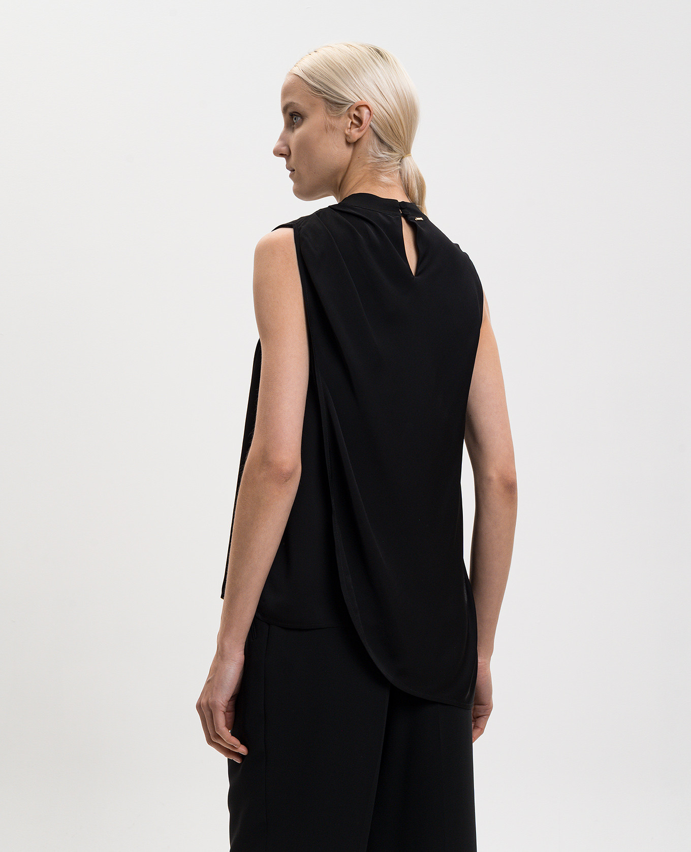 

Black top with drape Twinset