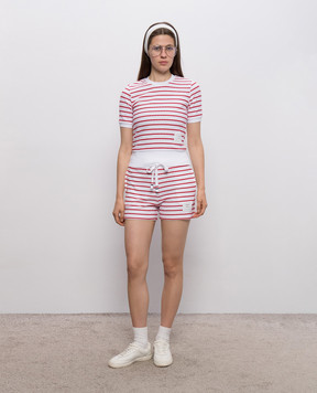 Thom Browne White striped shorts FJQ133AJ0268