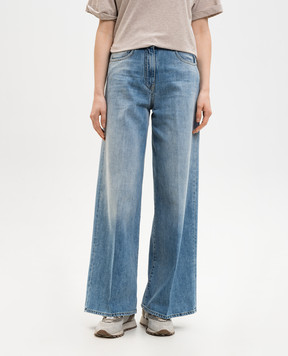 Peserico Blue jeans with a worn effect A04114L89Q04946