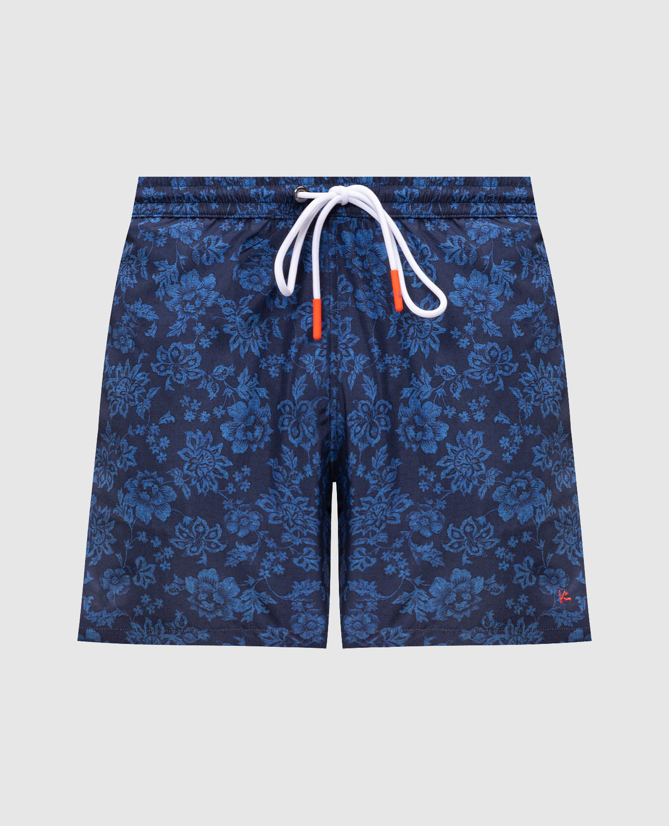 

Blue printed swim shorts ISAIA