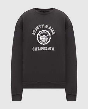 Sporty & Rich Gray California insulated sweatshirt ST07164508BA02