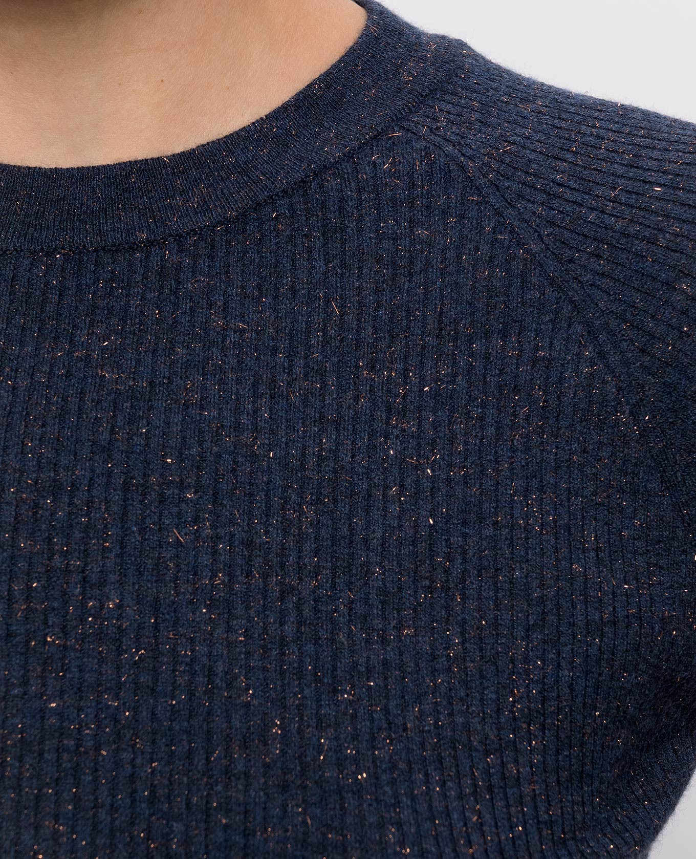 Blue top with lurex Brunello Cucinelli 5