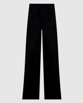 Ermanno Scervino Black wool pants D492P362XQQ